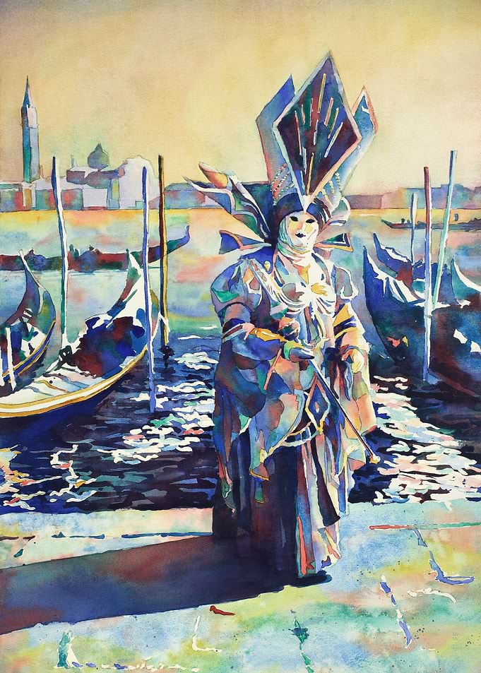 Carnivale Venice Italy art