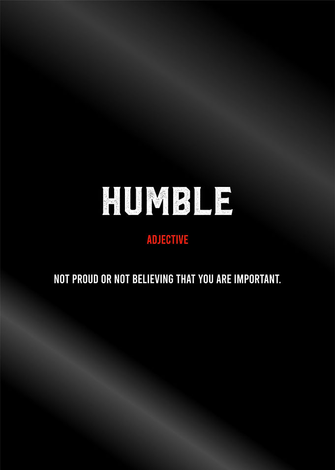 humble dictionary poster