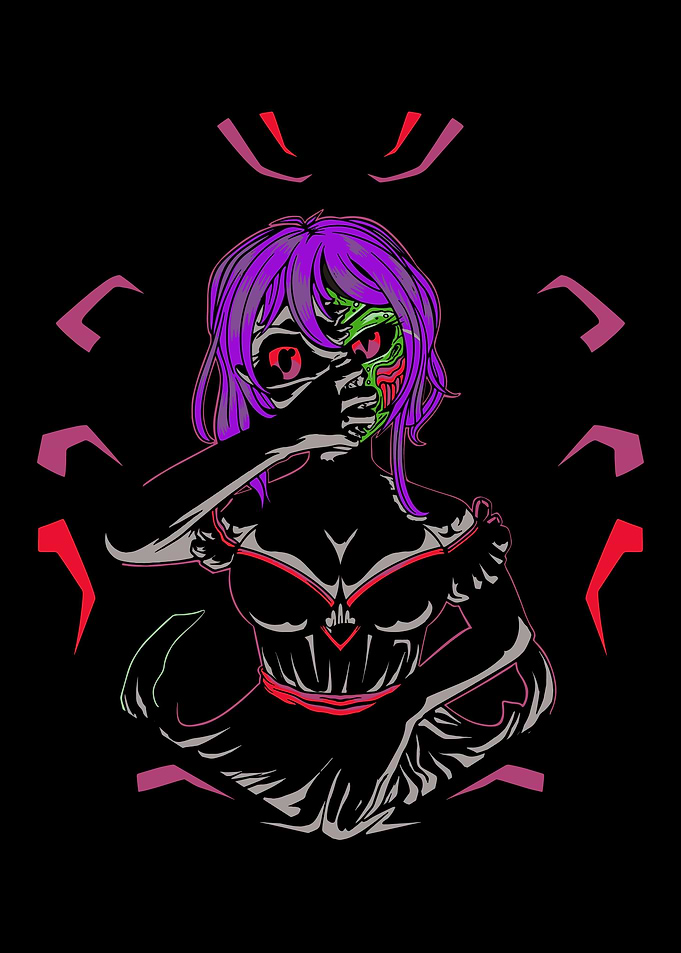cyberpunk anime girl cybor