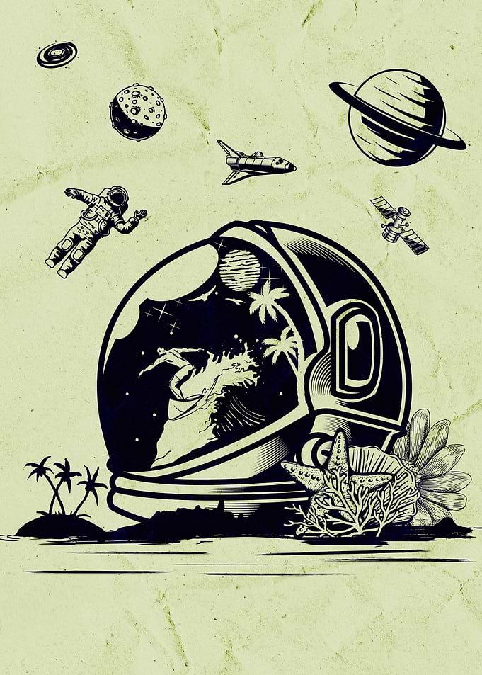 space Landscapes sea