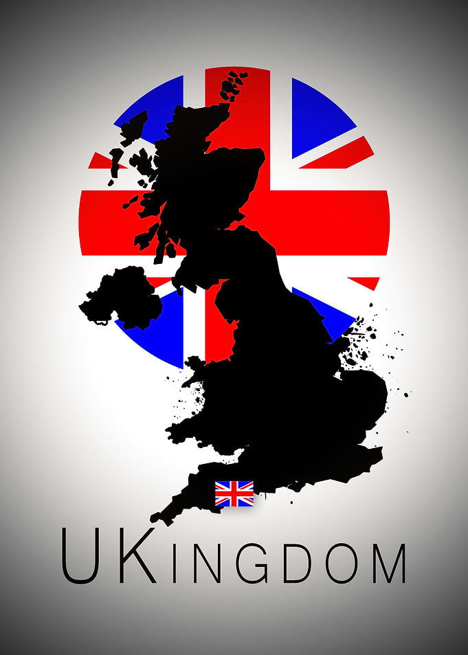 United Kingdom moon map