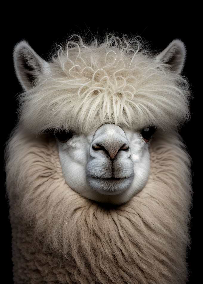 Alpaca Portrait