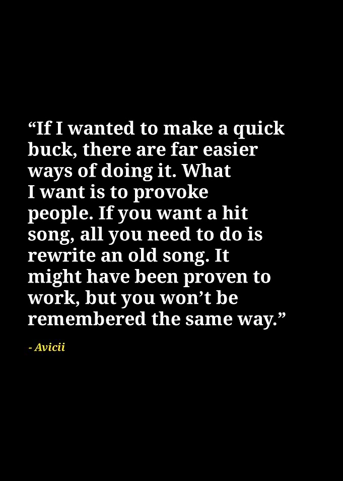 Avicii quotes