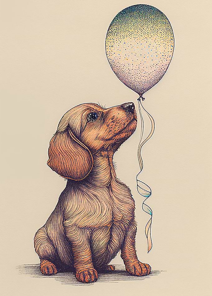 Dachshund Balloon