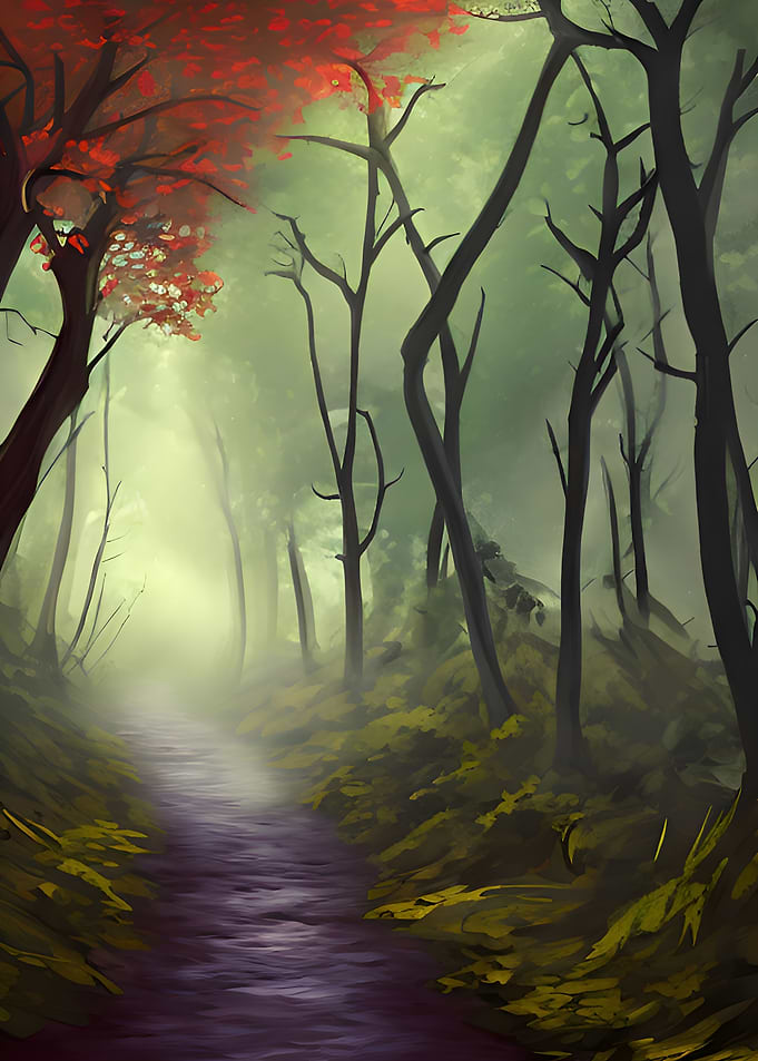 Mystical Forest Path