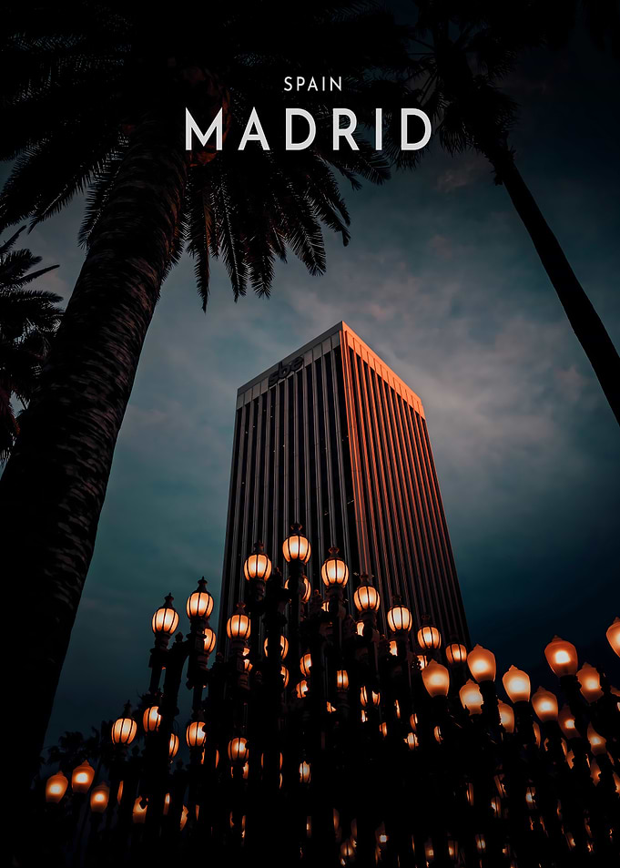 Madrid torre picasso view