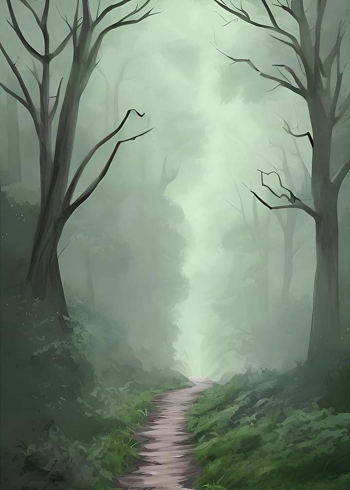 Path in Dark Forest