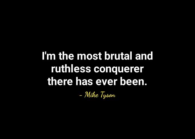 Mike Tyson quotes