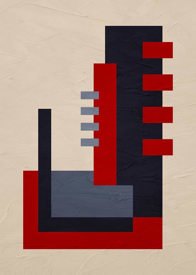 GEOMETRIC ABSTRACT 564B