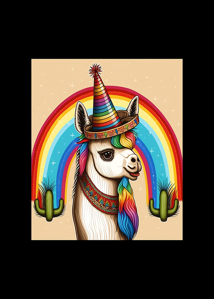 Unicorn Morphed With Llama