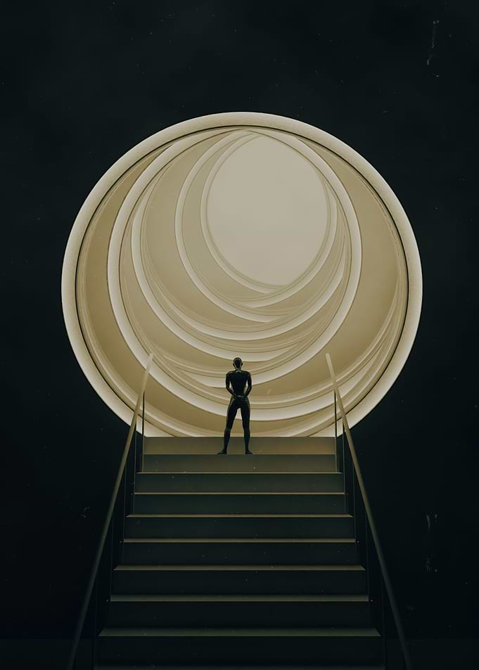 Circle of Light 3D Surreal