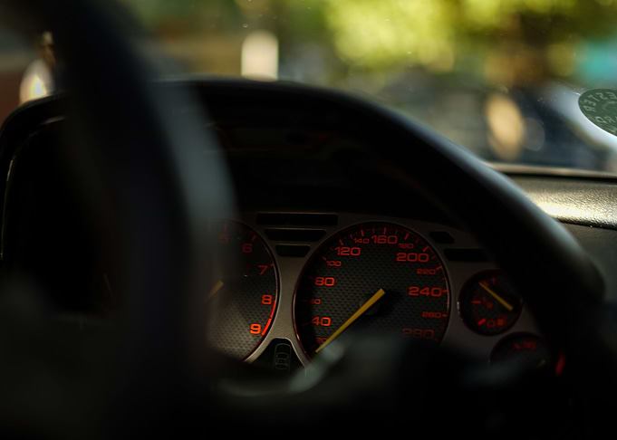 NSX R speedo