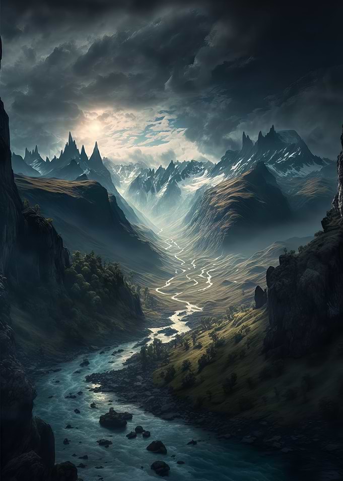 Mountains and Valley