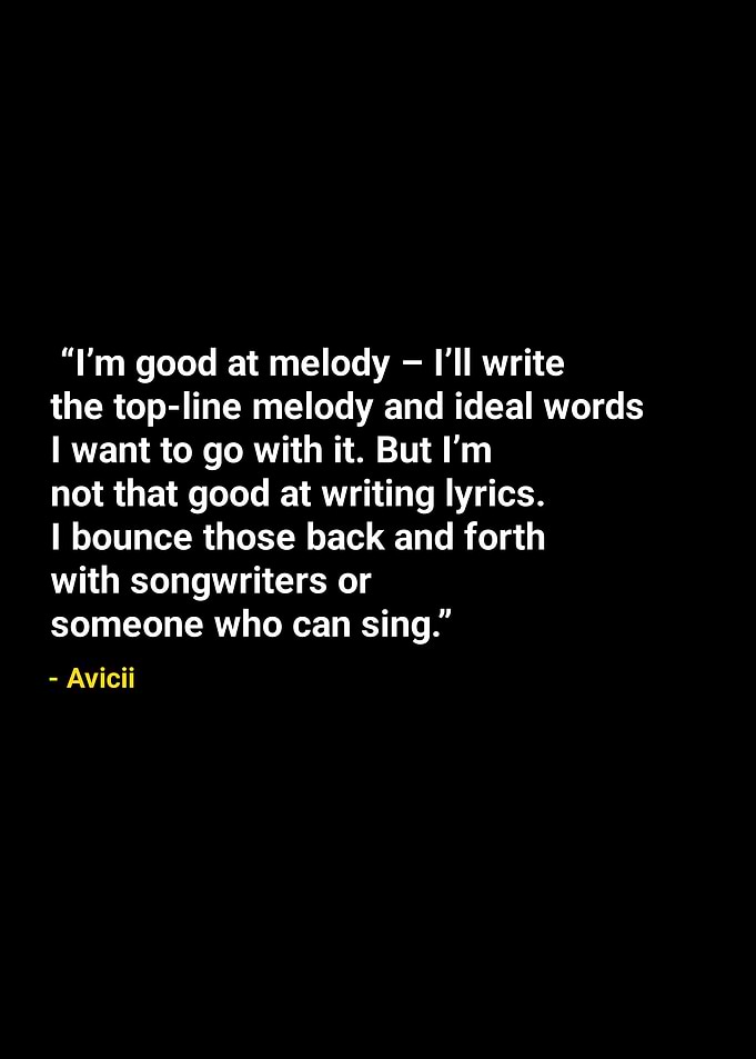Avicii quotes