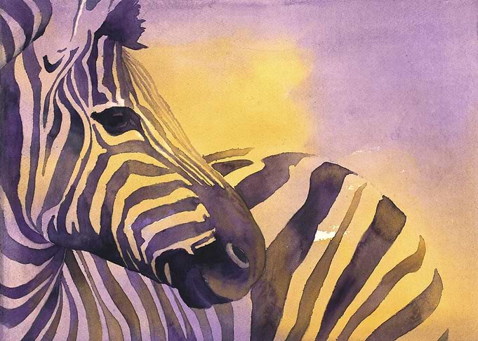 Zebra animal artwork