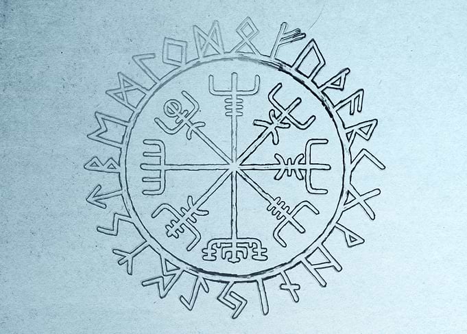 Nordic Mythology Vegvisir