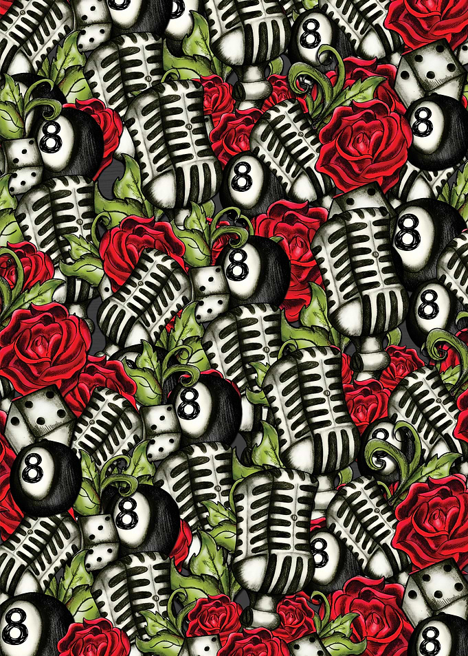 Rose and microphone