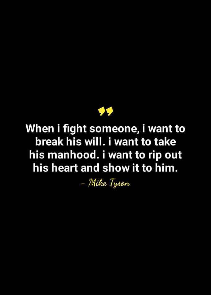 Mike Tyson quotes