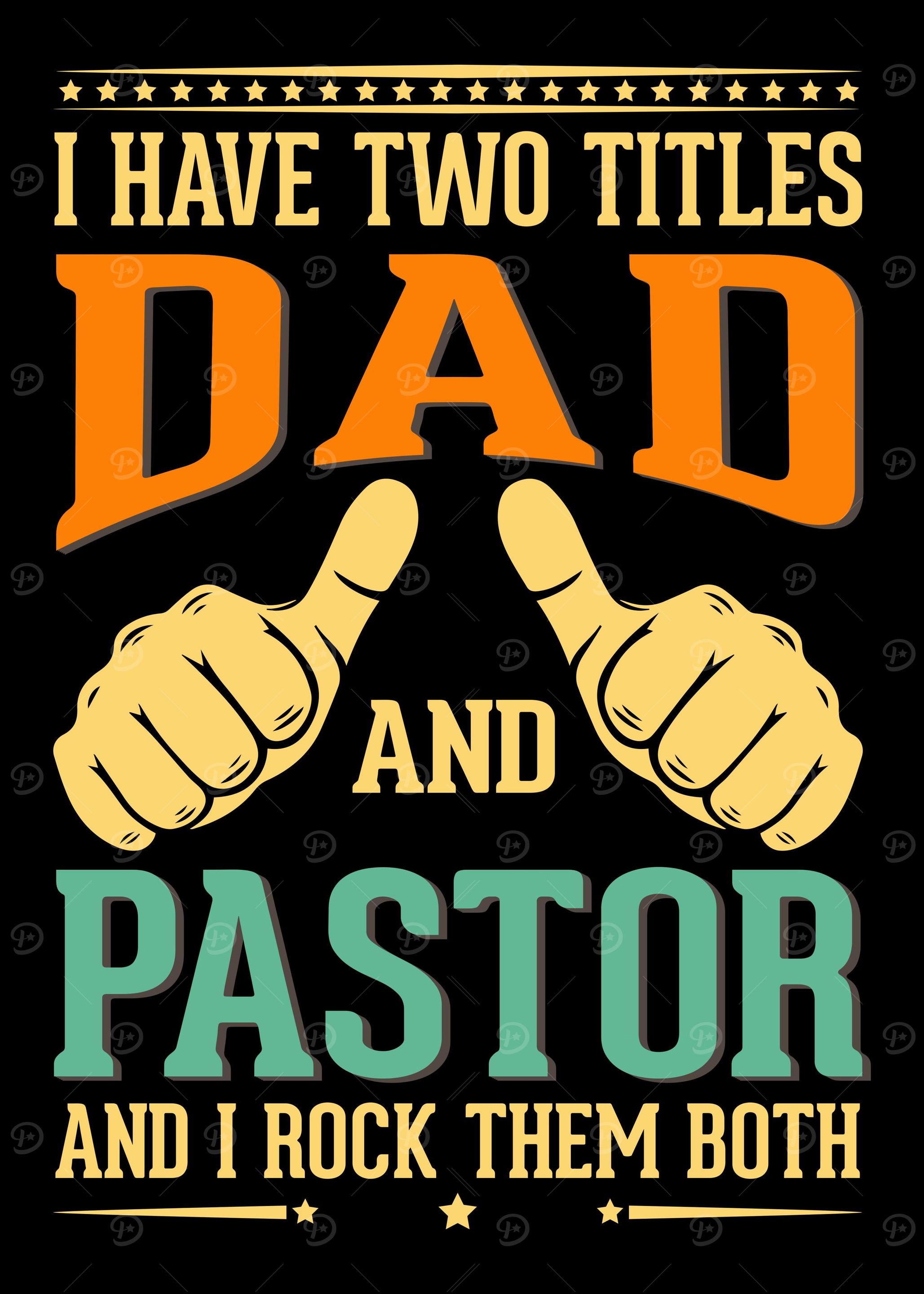 Pastor Dad Funny