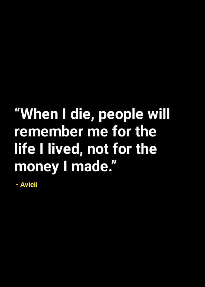 Avicii quotes