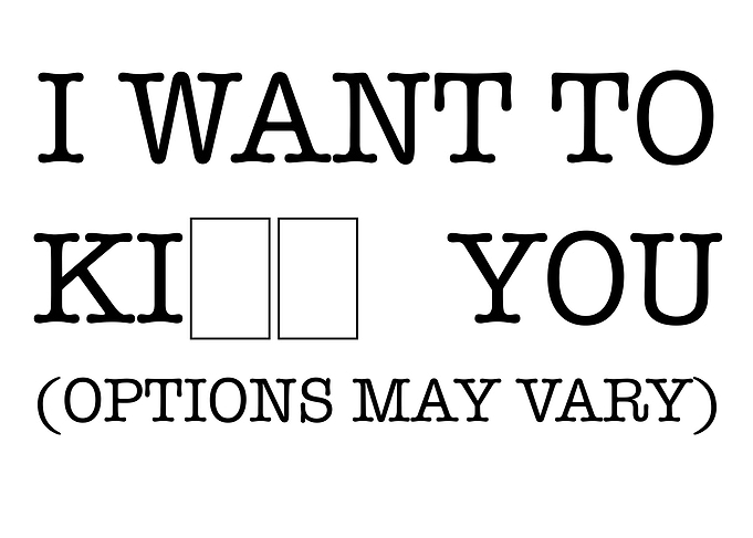 I Want To BLEEP You