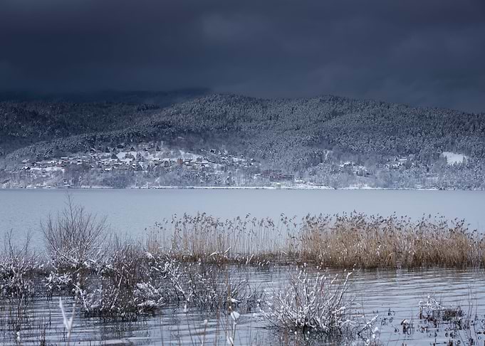 Winter mountain landscape