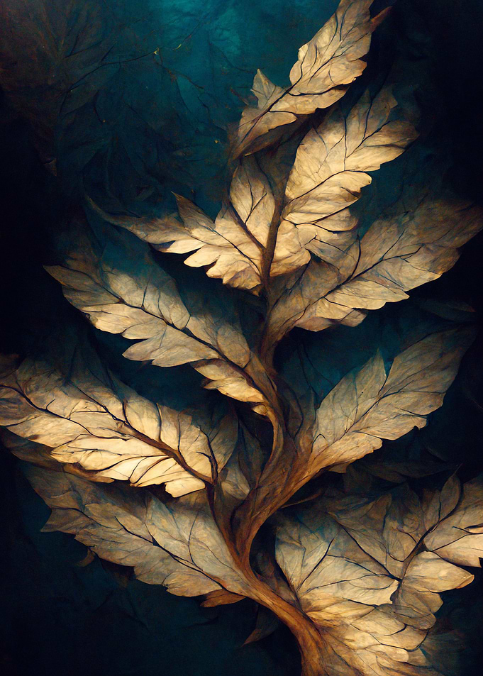 Dark Autumn Leaves