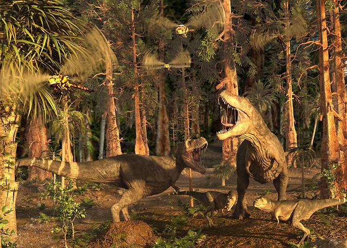 Tyrannosaurus Rex dinosaur