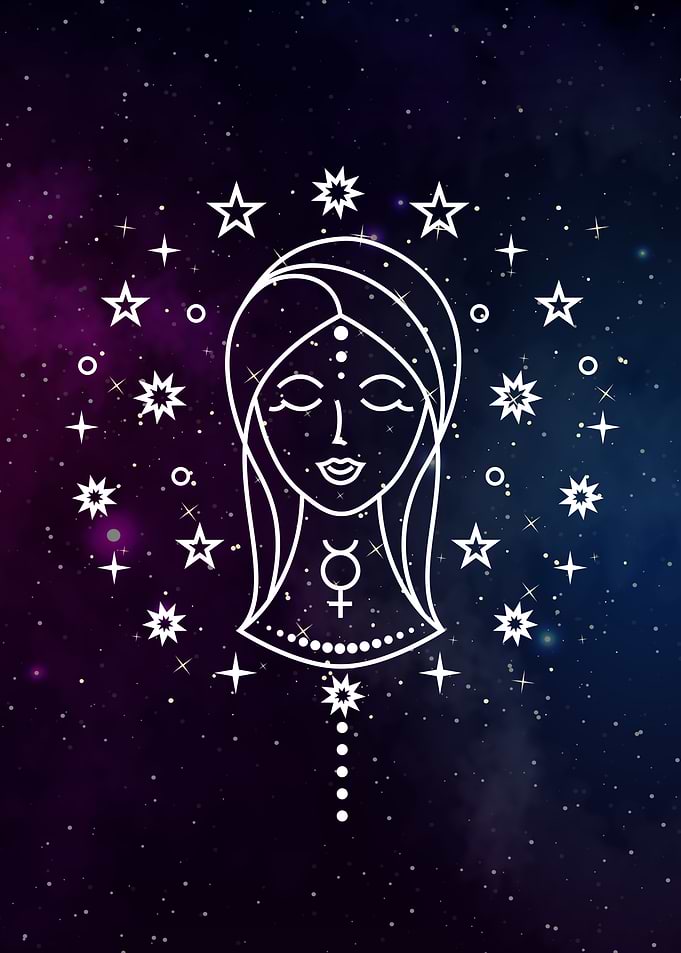 Virgo Zodiac Sign space