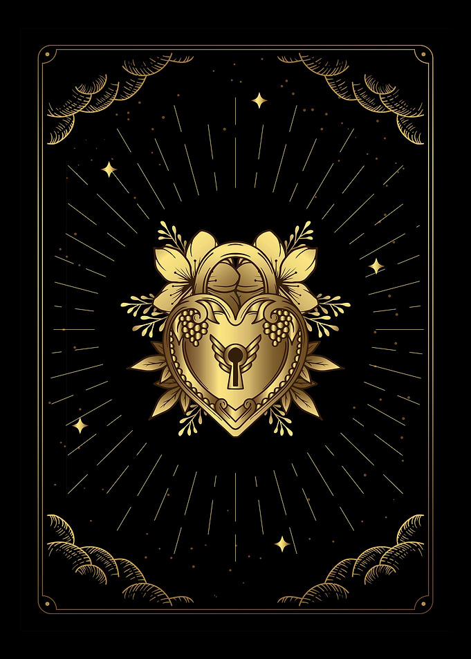 Tarot the heart lock
