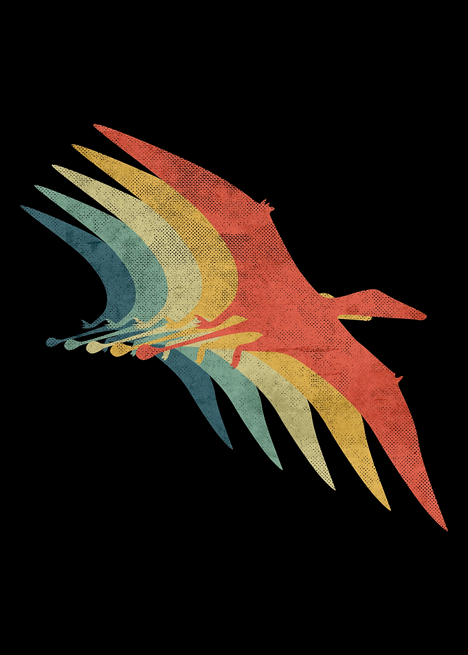 PTEROSAUR Retro Vintage