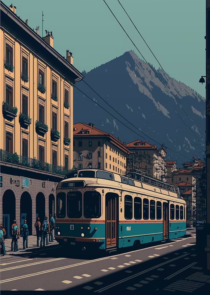 Grenoble Pixel art