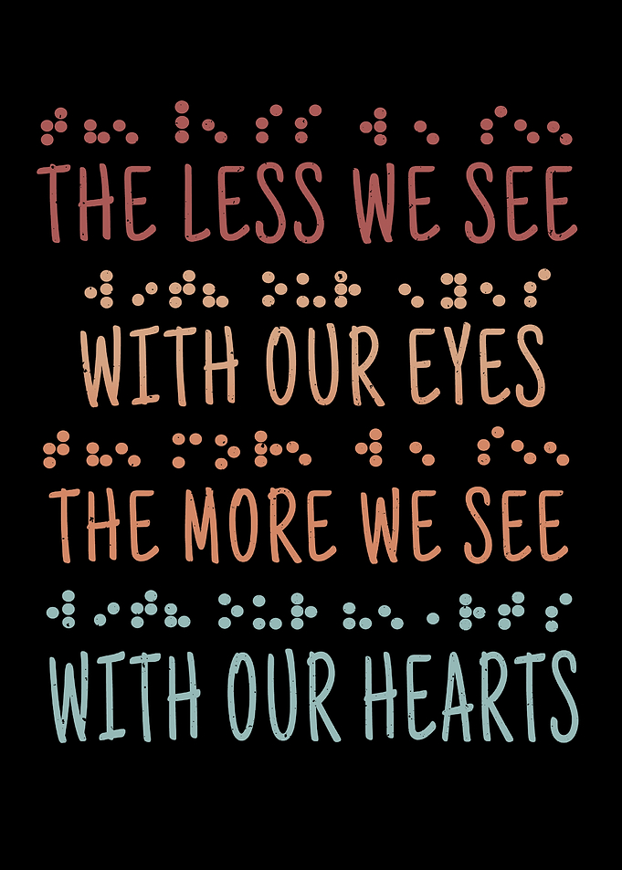 Braille Blind Love