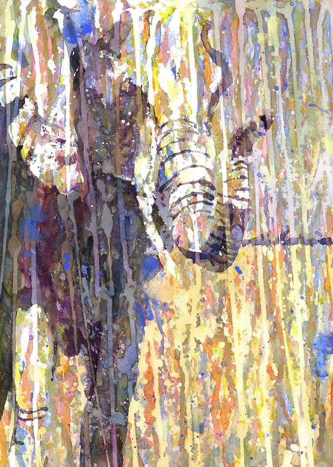 Elephant painting artwork