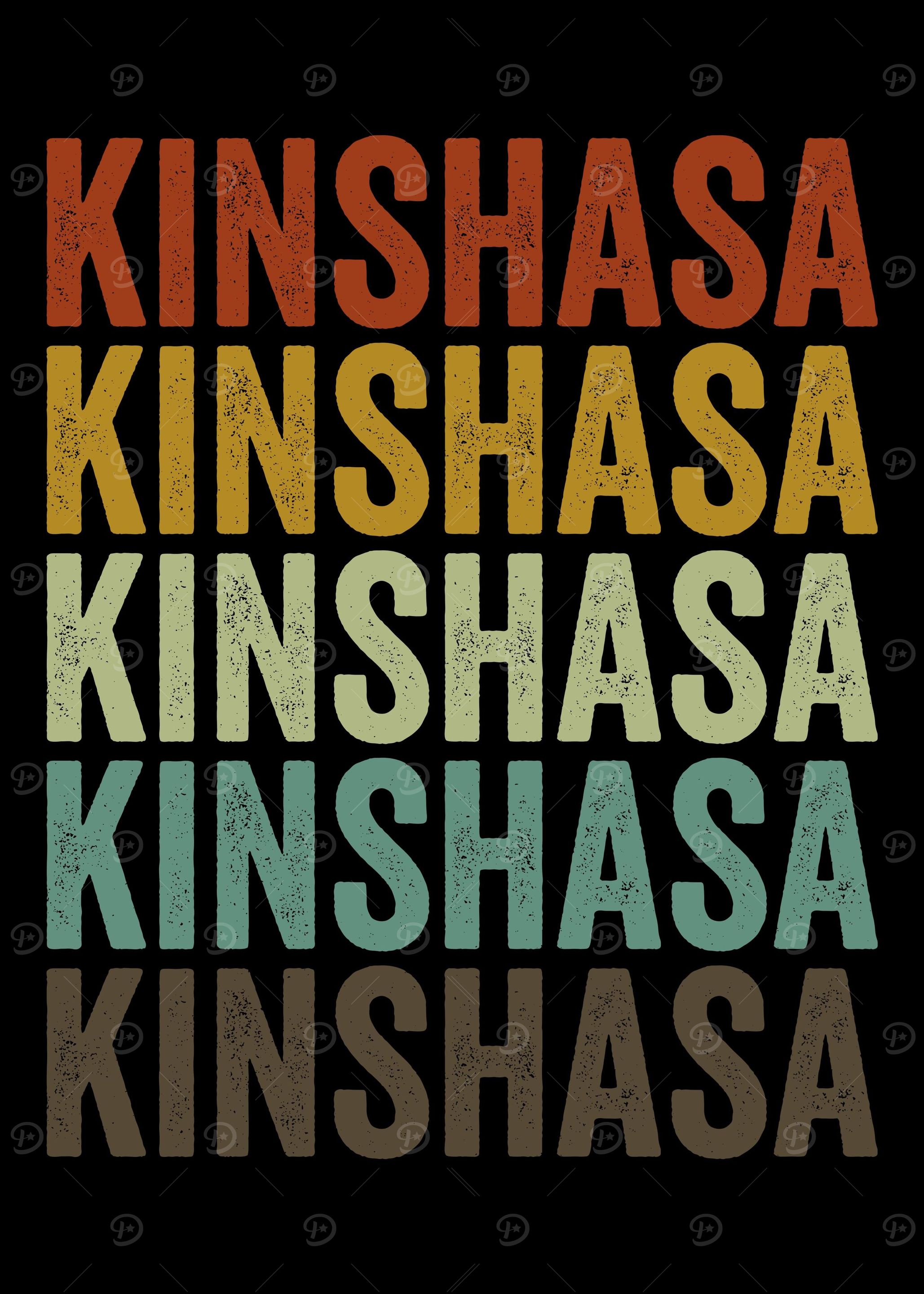 Kinshasa Congo Retro