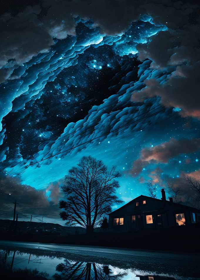 Relaxing nightsky