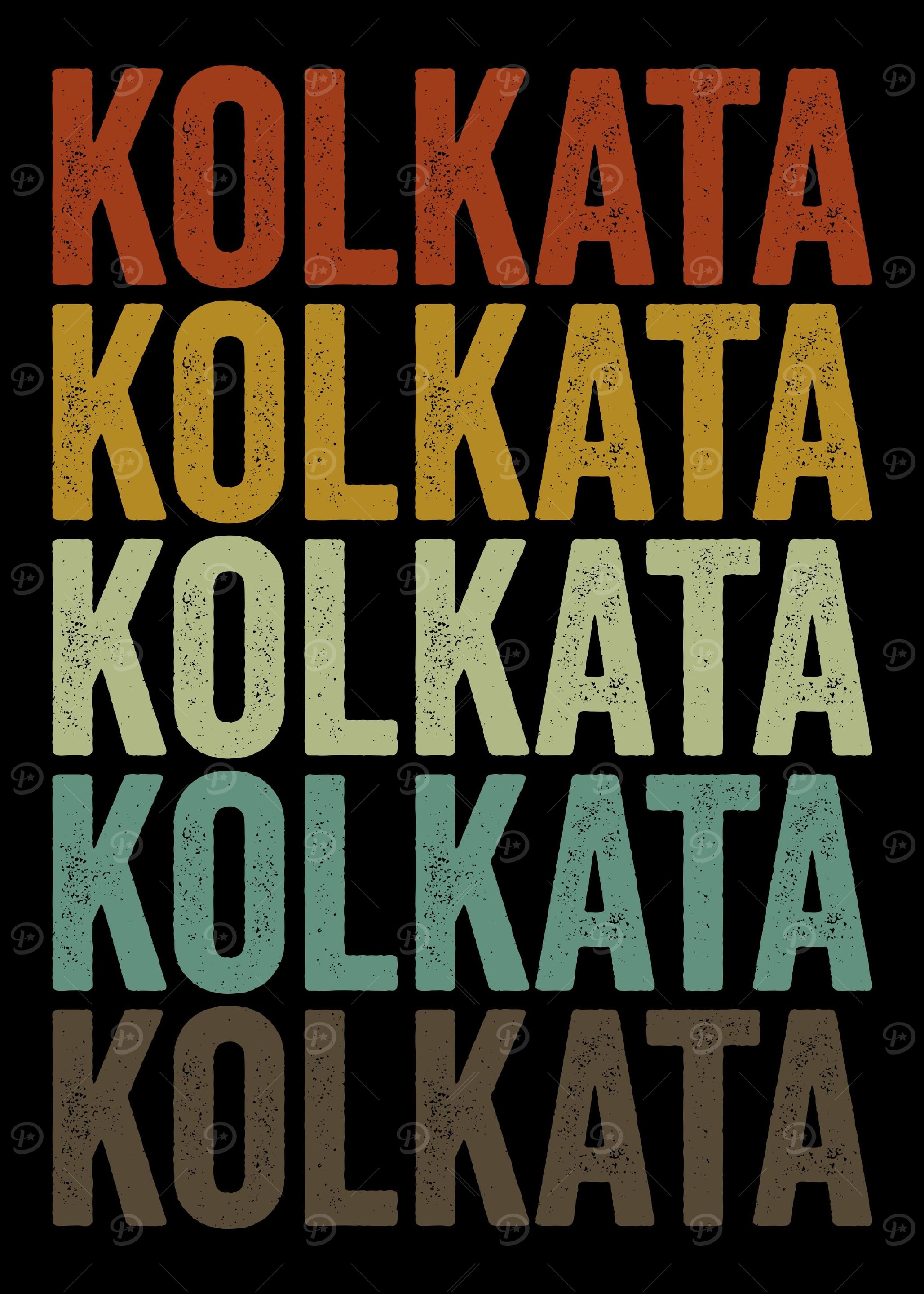 Kolkata India Retro