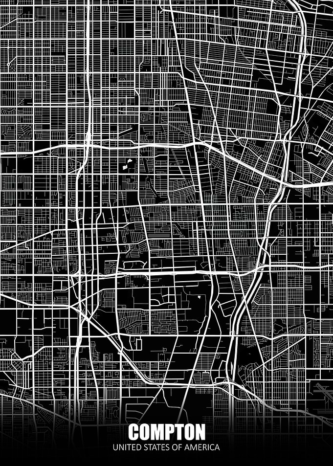 Compton USA Dark Map