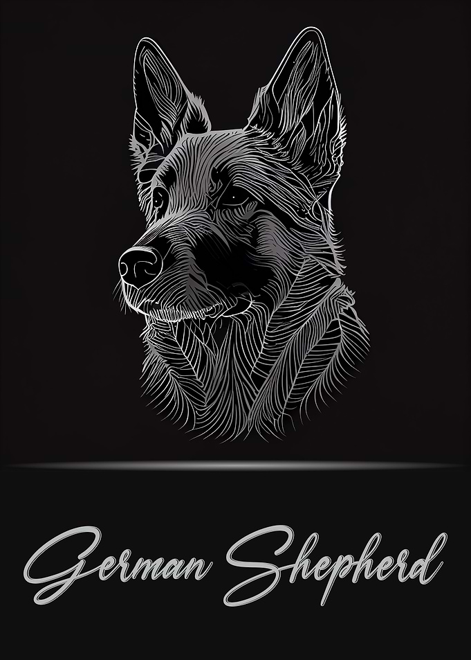 German Shepherd Portrait