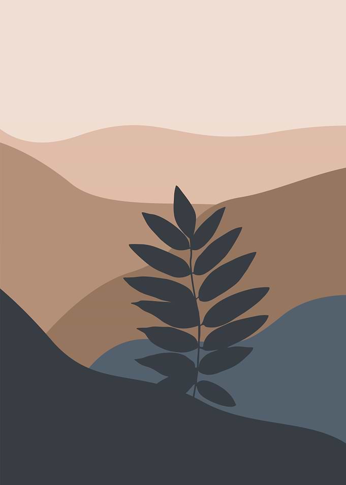 vintage landscape art