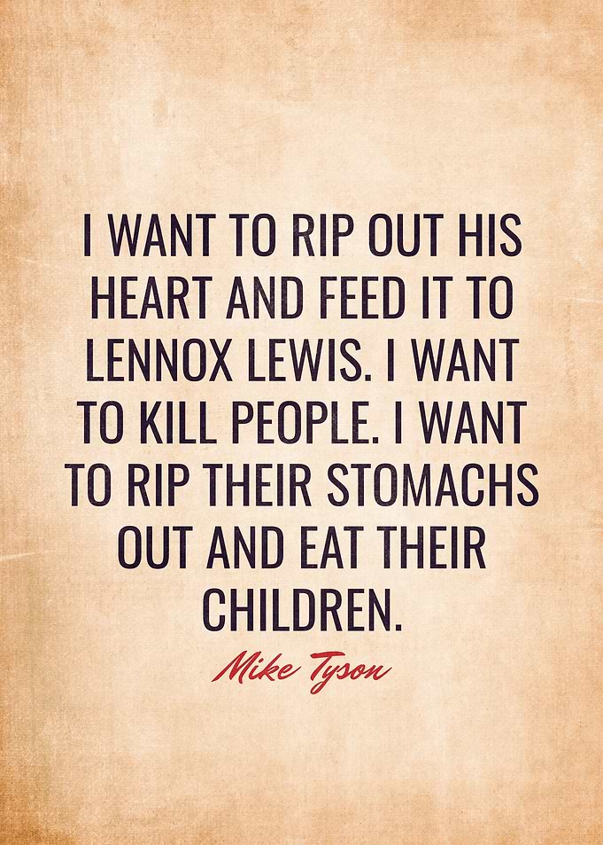 Mike Tyson Quotes