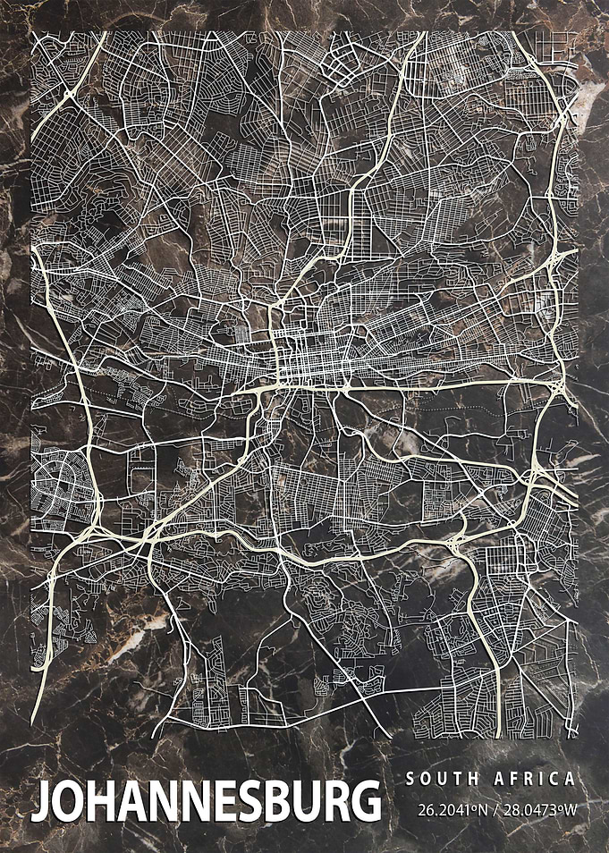 JOHANNESBURG CITY MAP