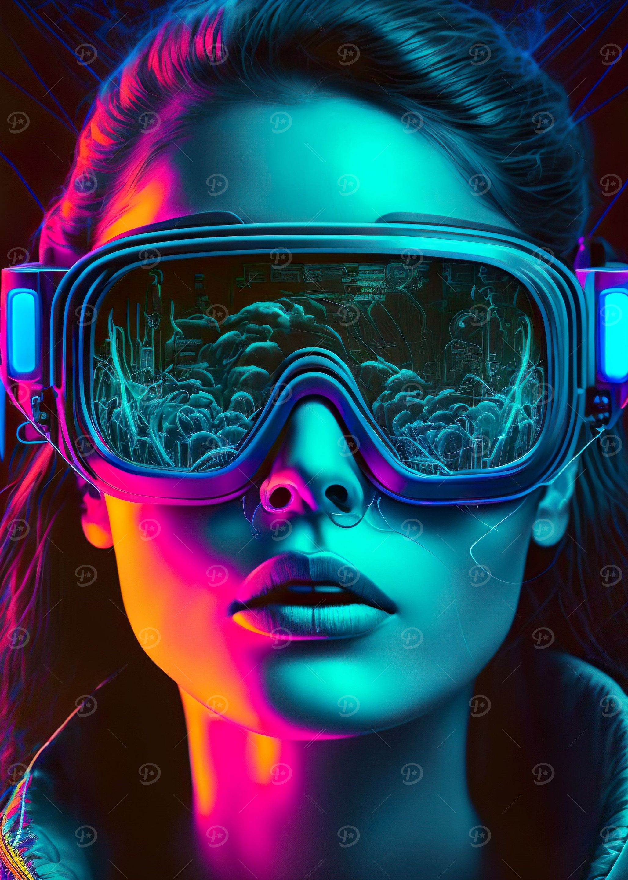 woman VR AI