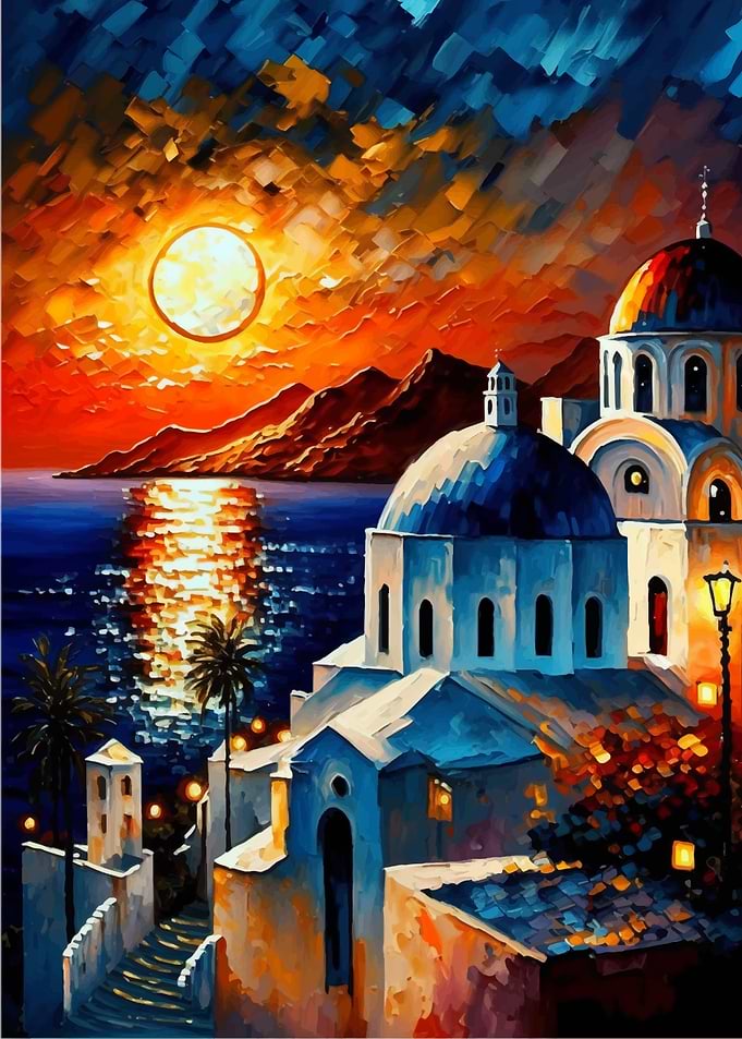 Santorini in Color