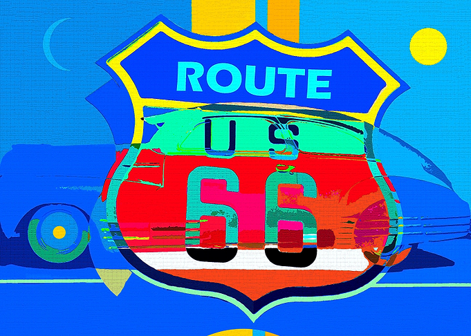 The colors of Route 66
