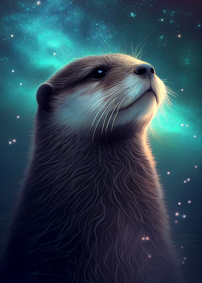 Otter Galaxy Animal
