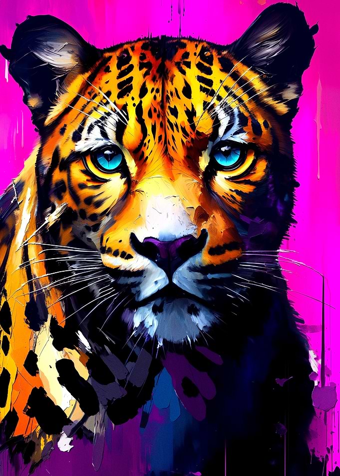 Abstract Leopard