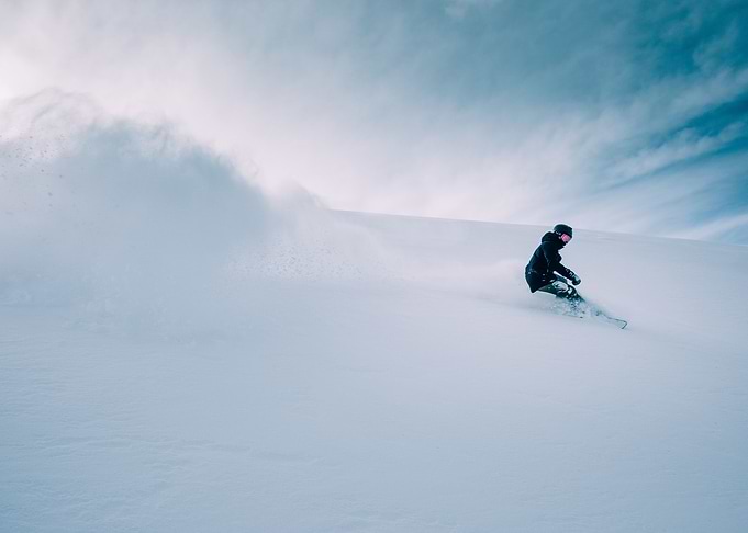 Ski action