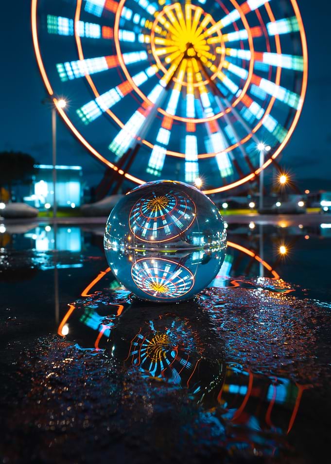 Lensball and Ferris Wheel