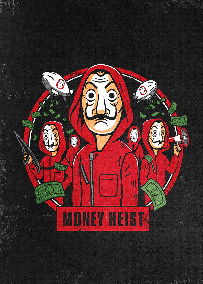 Money Heist Cartoon
